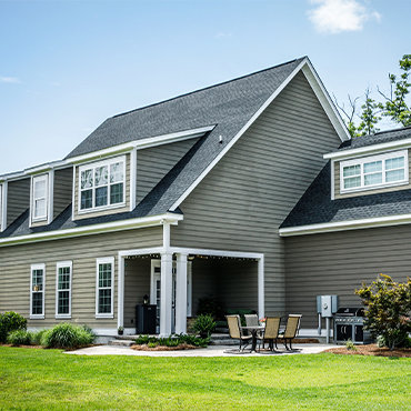 exterior view of a house and yard